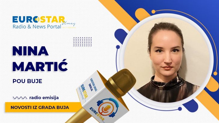 Novosti iz grada Buja – gostovanje Nine Martić u programu radija Eurostar