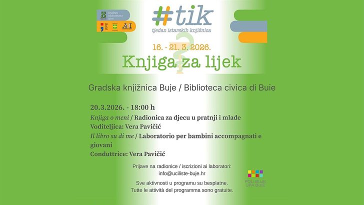 RADIONICA ZA DJECU I MLADE – “KNJIGA O MENI”