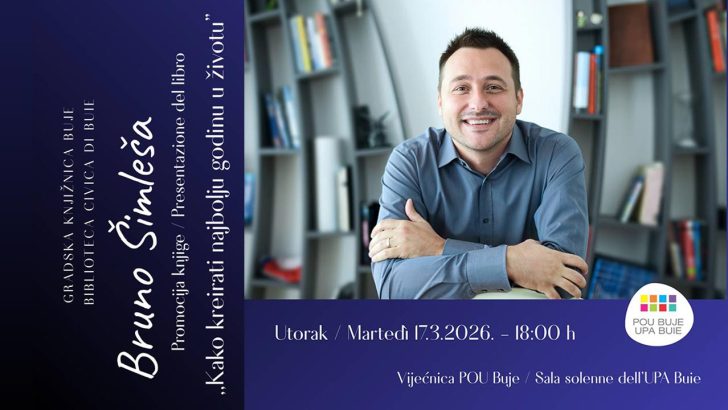 Predstavljanje knjige Brune Šimleše u Bujama