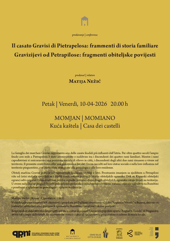 Gravizijevi od Petrapilose - predavanje u Momjanu