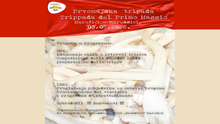PRVOMAJSKA „TRIPADA“ U MARUŠIĆIMA – mirisi tradicije i dobra atmosfera!