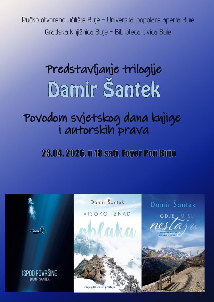 Noć knjige u Gradskoj knjižnici Buje