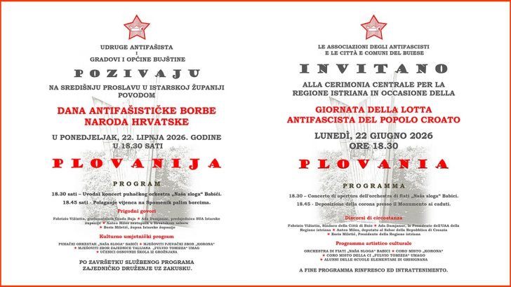 DAN ANTIFAŠISTIČKE BORBE / GIORNATA DELLA LOTTA ANTIFASCISTA DEL POPOLO CROATO