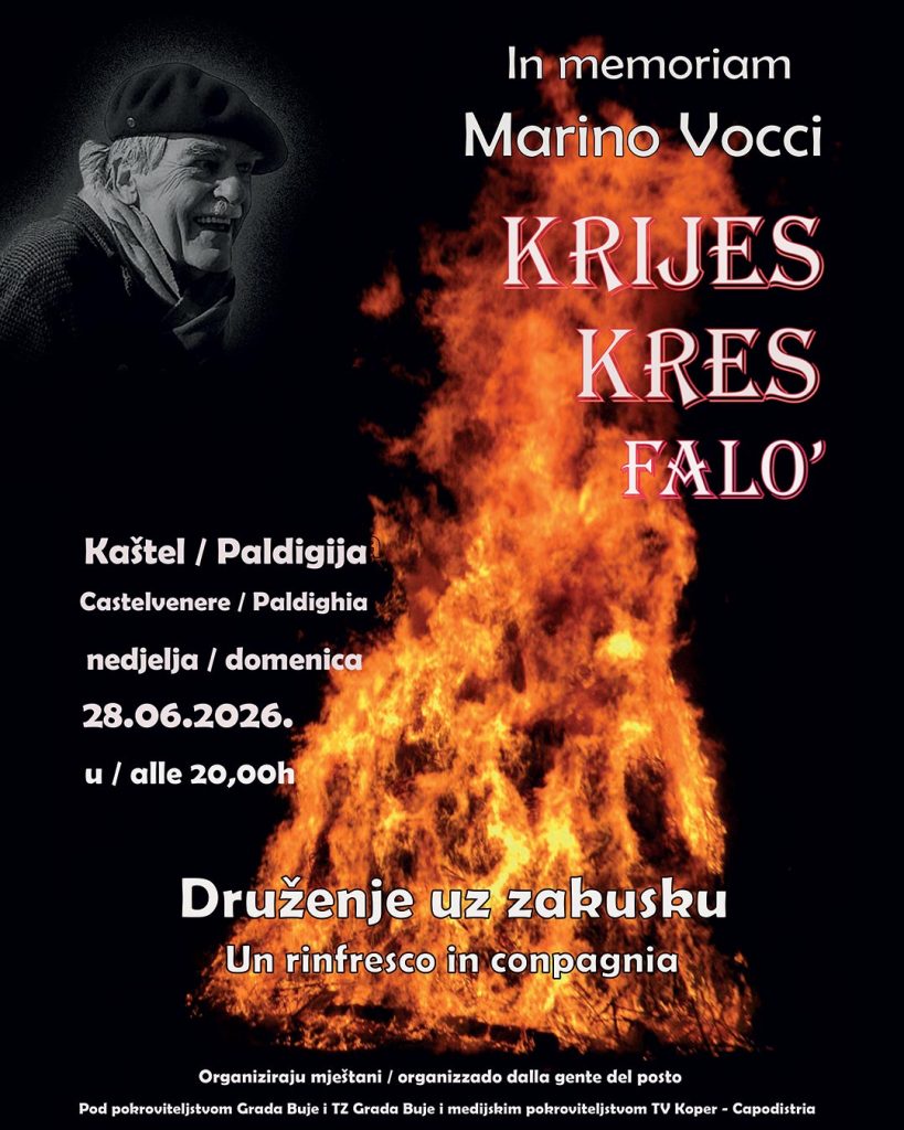 Tradicionalno paljenje krijesa u Paldigiji / Tradizionale accensione del falò a Paldighia