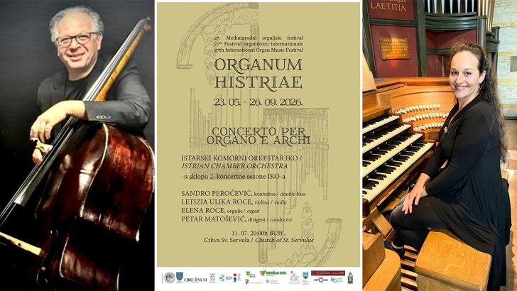 Jedinstven glazbeni susret u Bujama: povijesne Callidove orgulje i Istarski komorni orkestar prvi put zajedno