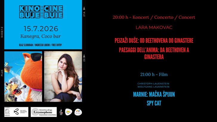 Ljetna večer uz Kino Buje - koncert & film