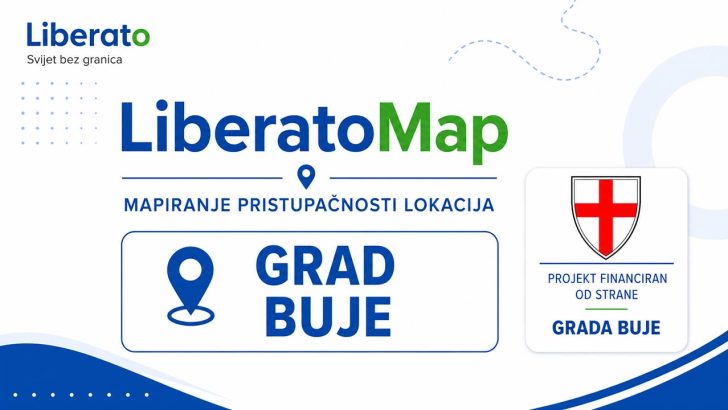 Buje uključene u LiberatoMap – kartu pristupačnih lokacija