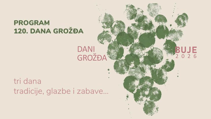 Program 120. Dana grožđa u Bujama – tri dana tradicije, glazbe i zabave